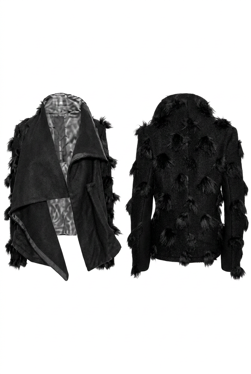 XD Xenia Design VEIN Jacket – Black – Made in Croatia - Preloved