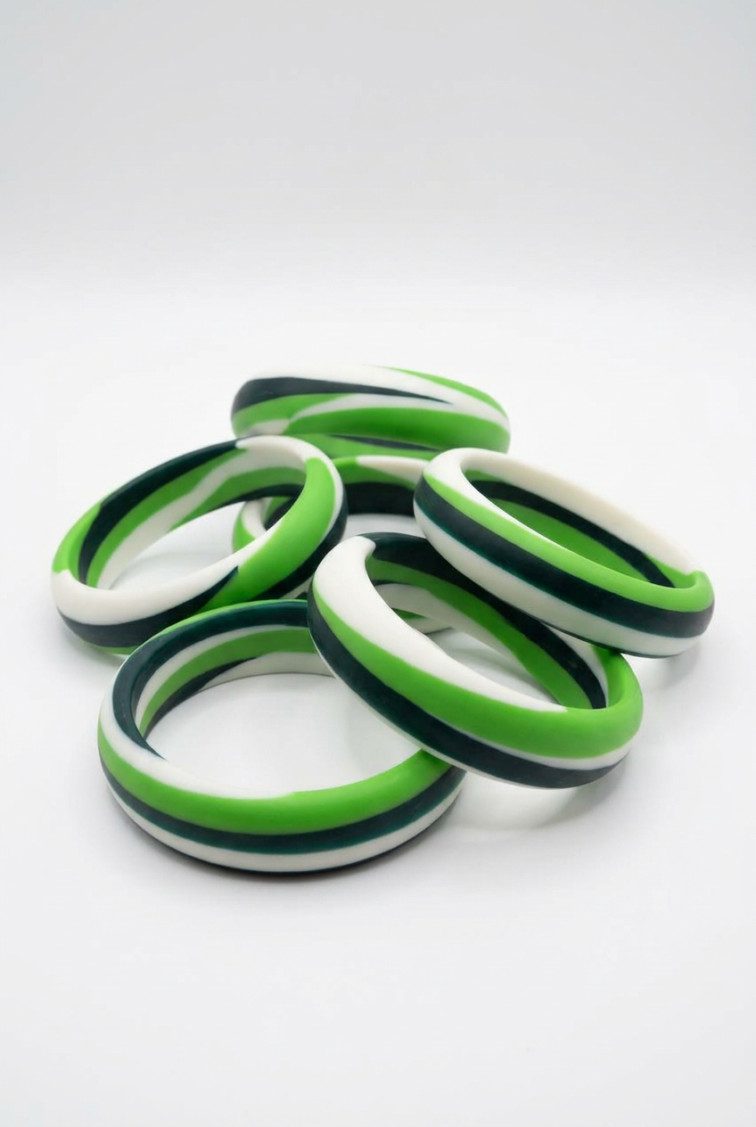 Resin Bangle - Daintree - Round Radiused