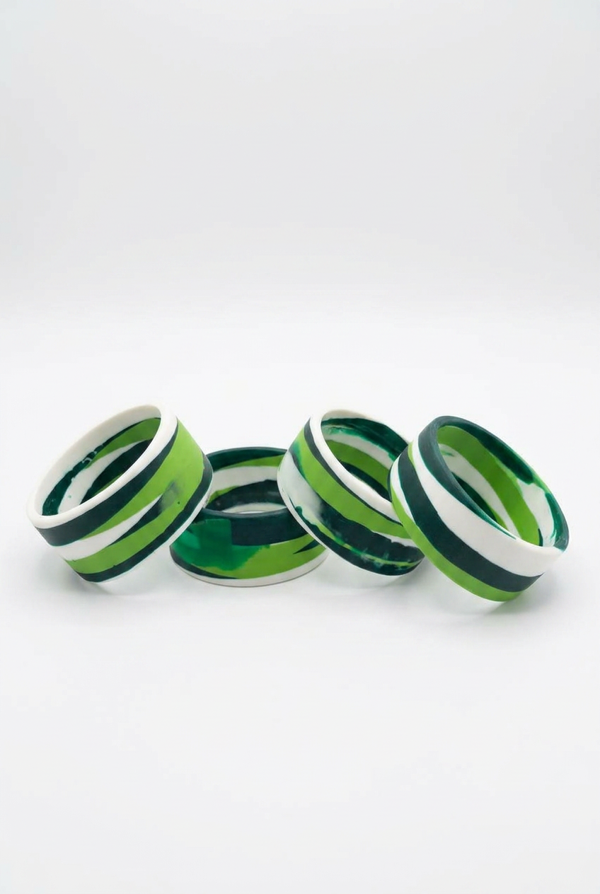 Resin Bangle - Daintree - Cuff