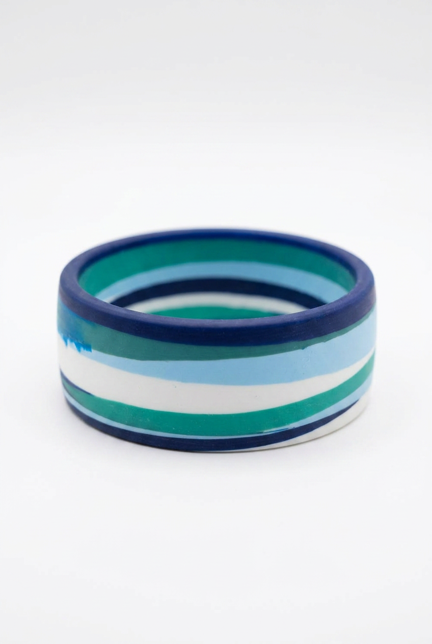 Resin Bangle - Indian Ocean - Cuff