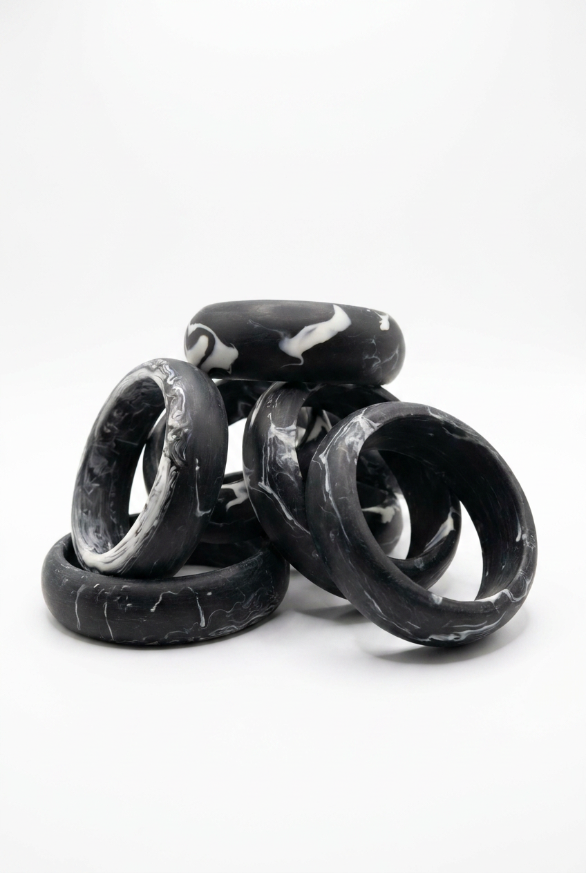 Resin Bangle - Nullarbor - Round Radiused