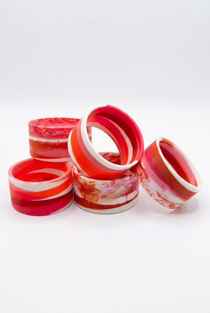 Resin Bangle - Sunset - Cuff