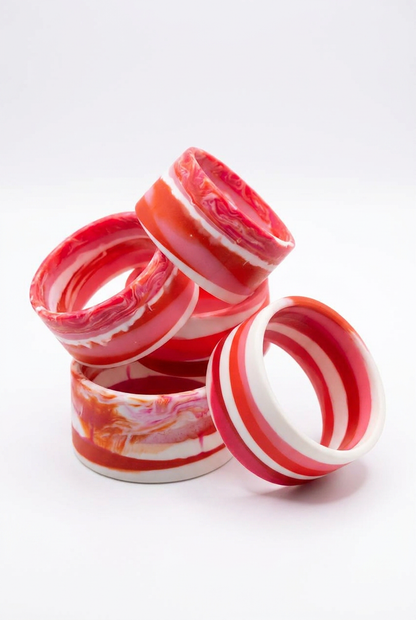 Resin Bangle - Sunset - Cuff