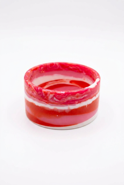 Resin Bangle - Sunset - Cuff