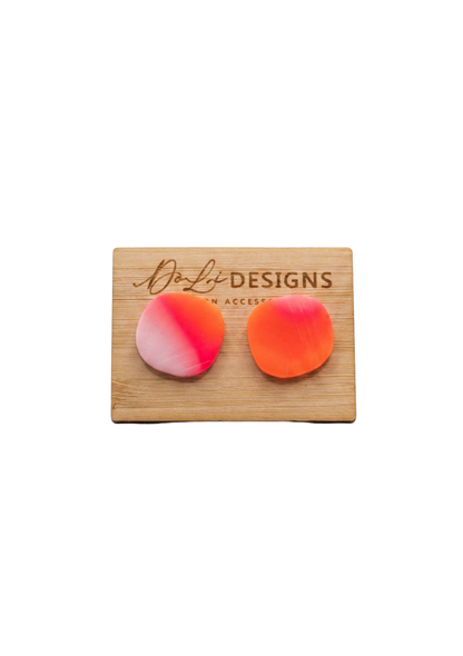 Resin Earrings - Sunset
