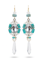 Revive - earrings - Blue, Green, Clear