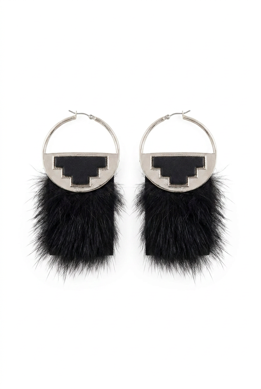 Revive - earrings - Black
