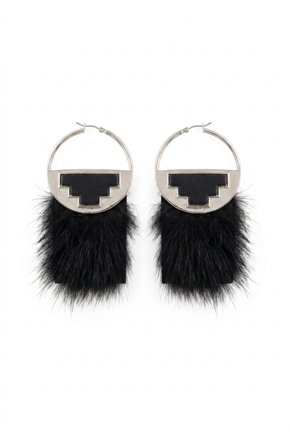 Revive - earrings - Black