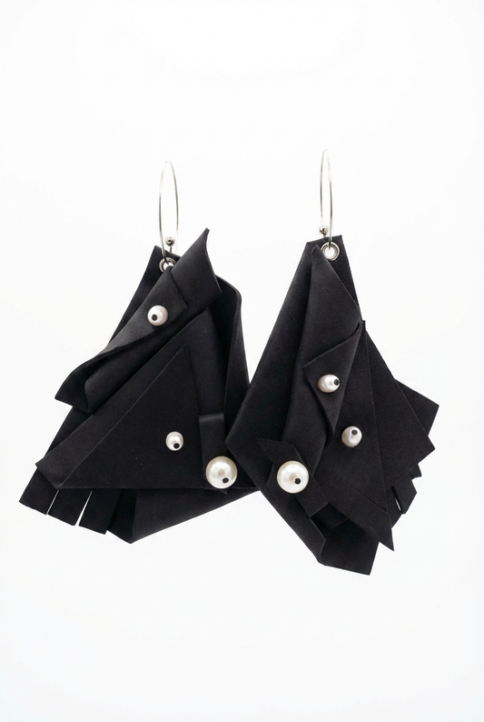 Revive - earrings - Black