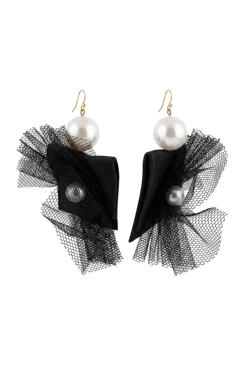 Revive - earrings - Black
