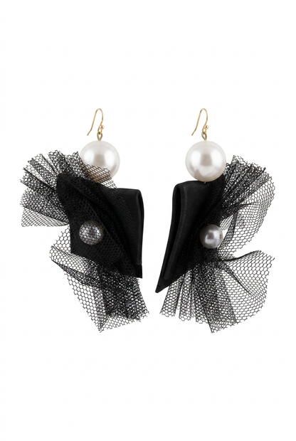 Revive - earrings - Black