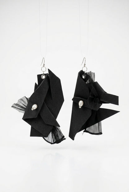 Revive - earrings - Black