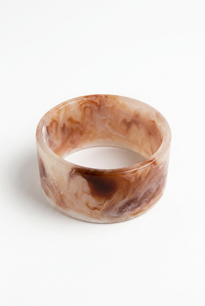 Resin Bangle - Desert Sands - Cuff