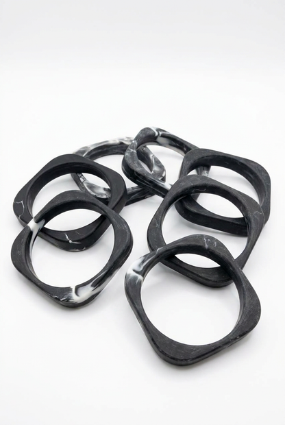 Resin Bangle - Nullarbor - Square Radiused