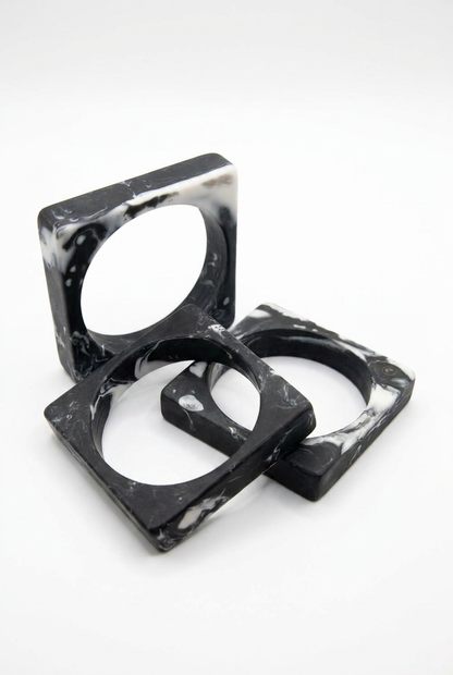 Resin Bangle - Nullarbor - Square