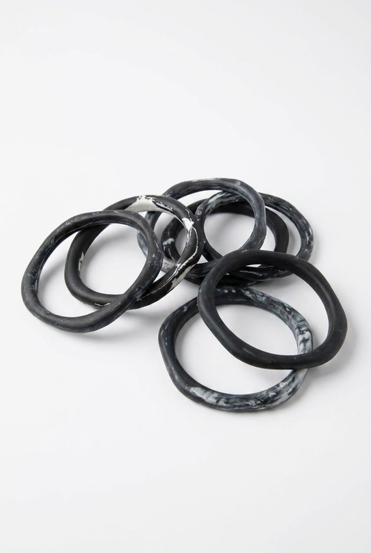 Resin Bangle - Nullarbor - Irregular skinny round