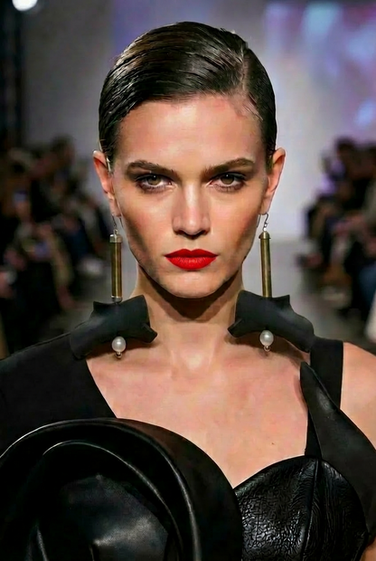 Revive - earrings - Black