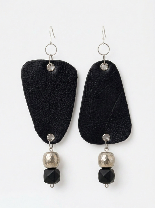 Revive - earrings - Black