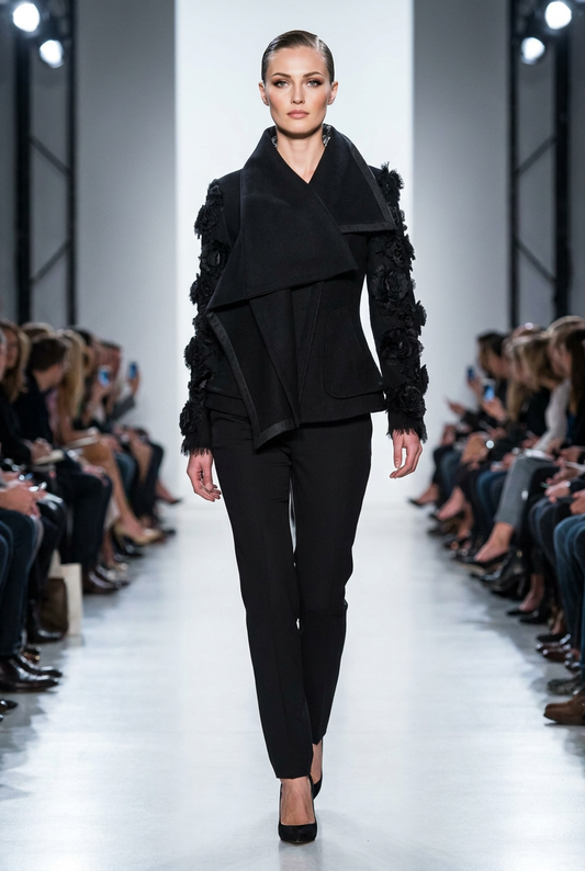 XD Xenia Design VEIN Jacket – Black – Made in Croatia - Preloved